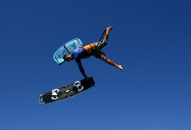  Gran salto en el kitesurf 